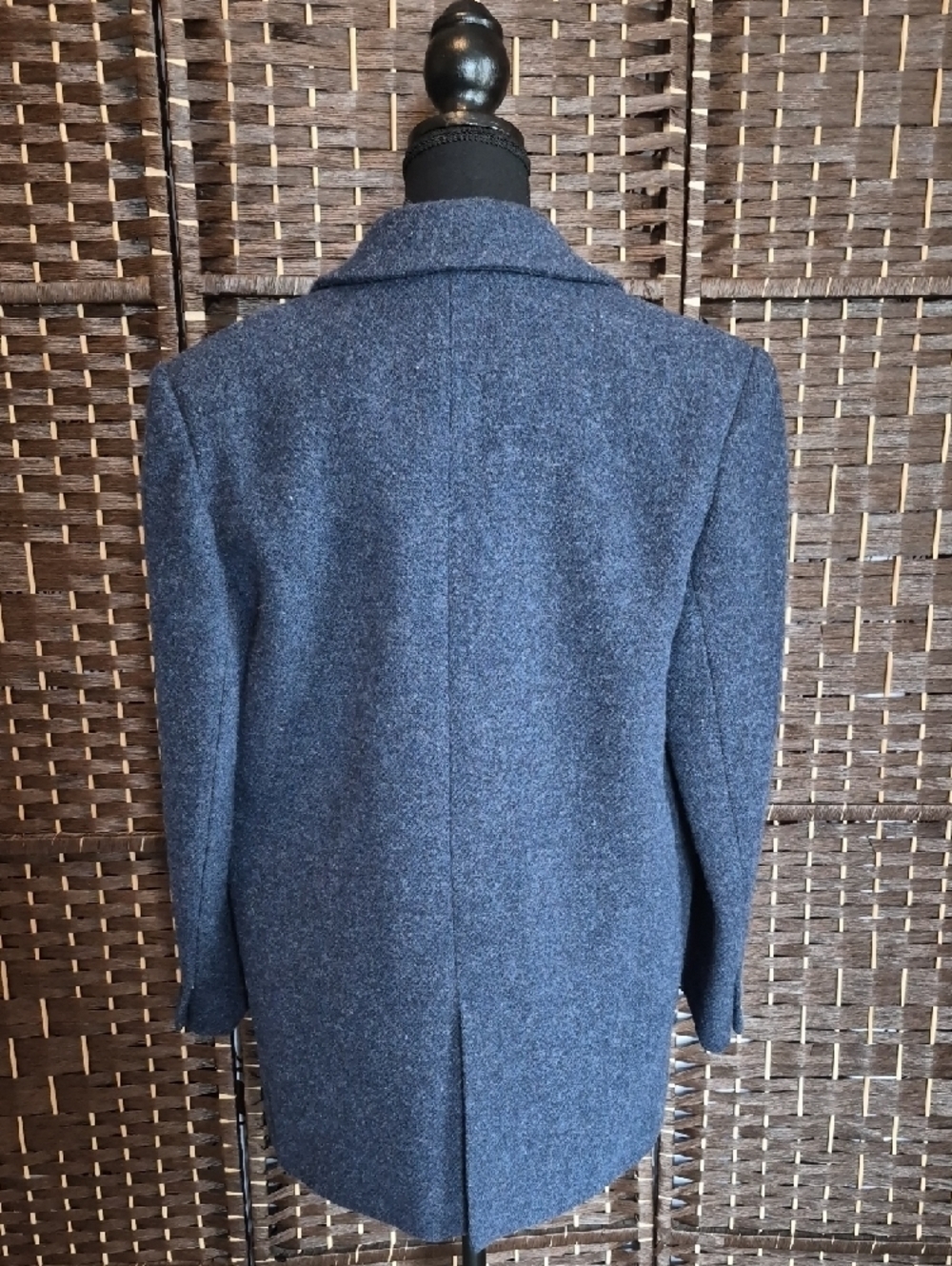 ba&sh Navy Single-Button Long Blazer - Picture 3 of 9